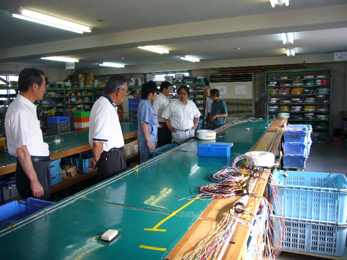 藤原電機工場内視察 alt